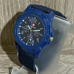 Navy Swiss Army Victorinox Men’s Watch With New Battery